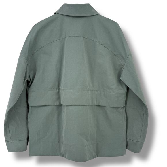 Lululemon Glyde 2-in-1 Adaptable Jacket Women's Sz M Dark Forest Green Crop - Picture 3 of 8